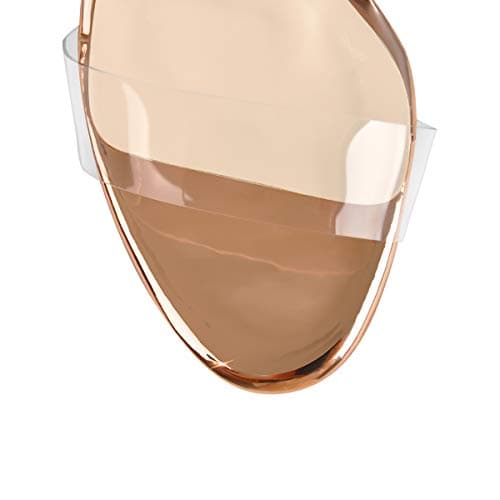 Clear High Stilettos Heels Ankle Buckle Heeled Sandals for Women