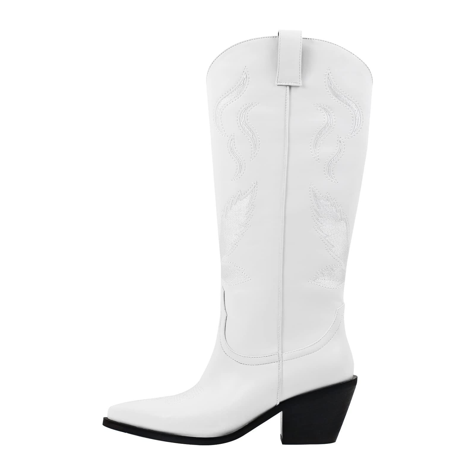 Richealnana Women's Embroidered Cowboy Boots